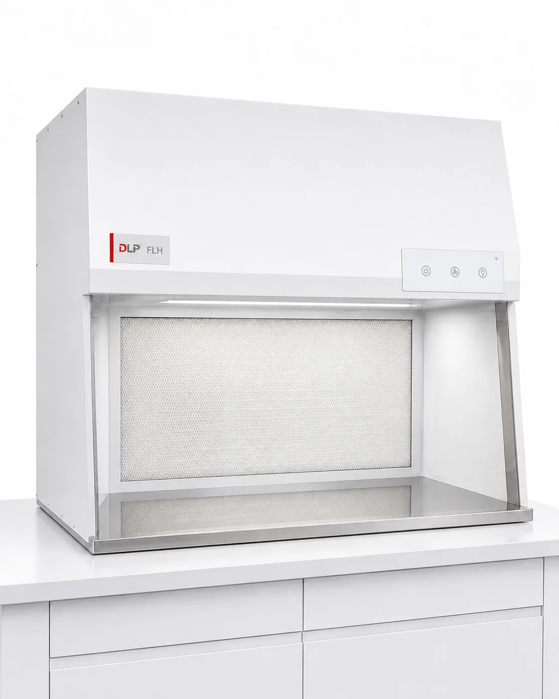 Capela de Fluxo Laminar Horizontal DLP para bancada laboratorial
